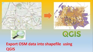 How to export osm data into shapefile using QGIS [upl. by Greenleaf]