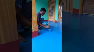 Floor coat emulsion 😲😲 indigo floor paints reels RangilaPainter [upl. by Heinrich]