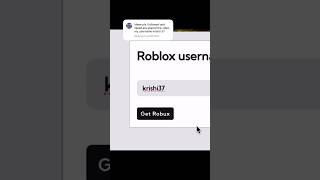 Getting Free Robux  roblox freerobux robloxshorts [upl. by Nuawtna318]