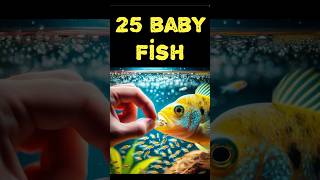 Yellow cichlid fish giving birth fish 물고기 fishing cichlid aquarium [upl. by Blackburn]