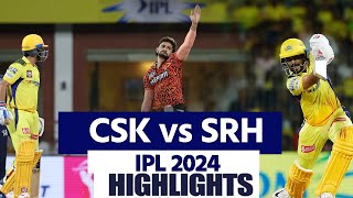 CSK vs SRH IPL 2024 46 Match Highlights Chennai vs Hyderabad Highlights  IPL 2024 Highlights [upl. by Eanore]