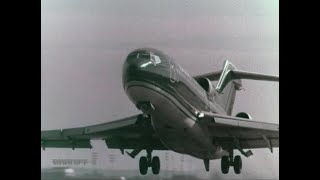 Braniff Beautiful Ultra Space Boeing 727 and 747 Jets TV Commercial 1980 [upl. by Anerbas]