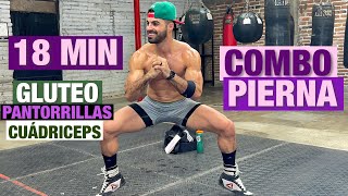 Ejercicios Para Piernas En Casa 18 MIN Rutina Para Endurecer Piernas Sin equipo [upl. by Jarlen]