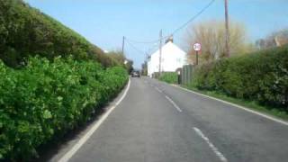 Herne Bay to Manston Airport via Reculver Kent England [upl. by Llemij816]