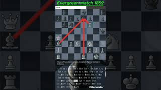 Evergreen Chess match 1852 Adolf Anderssen vs Jean Dufresne chess chessmasters [upl. by Darrelle255]