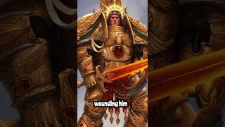 Horus vs Emperor warhammer 40k gaming trending games warhammer40k spacemarine2 lore [upl. by Amhsirak948]