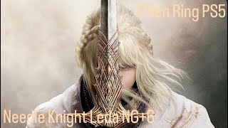 Elden Ring PS5 NG6 Needle Knight Leda Boss Fight [upl. by Kenny]