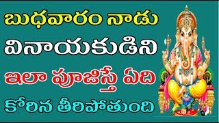 How to Perform Ganesh Puja at Home  Ganesh Puja vidhanam in Telugu [upl. by Aticilef]