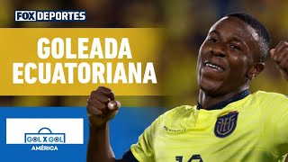 🔥 ¡GOLEADA DE ECUADOR  La Selección Ecuatoriana goleó a Bolivia  GolXGol [upl. by Rockey]