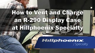 How To Vent and Charge An R290 System at Hillphoenix Specialty [upl. by Anide]