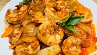 Simple amp easy sambal belacan prawns 🍤🍤🍤 you must try [upl. by Fulvi]