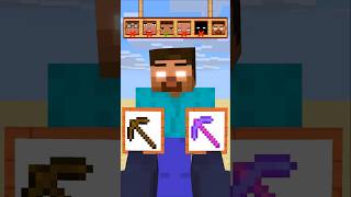 HELP Herobrine To Choose And Mine Bedrock friendship shorts trending anime [upl. by Itsim667]