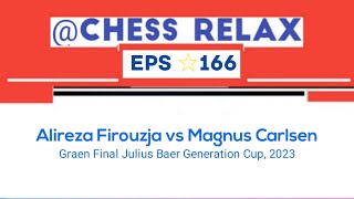 Alireza Firouzja vs Magnus Carlsen  Graen Final Julius Baer Generation Cup 2023 [upl. by Yoccm]