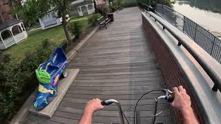 eBiking Haverhill MA  Westgate to Bradford  081524 [upl. by Barbour146]