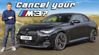 BMW M240i review with 060mph 14 mile drift and brake test [upl. by Areic]