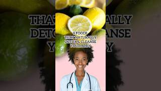 8 FOODS THAT NATURALLY DETOX amp CLEANSE YOUR BODY health [upl. by Gnihc]