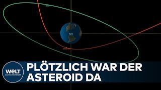 EXTREM NAH Fast unbemerkt  Großer Asteroid schrammt knapp an der Erde vorbei [upl. by Leuqer]