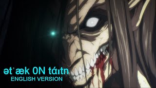 ətˈæk 0N tάɪtn ENGLISH cover  Armored Titan theme  Attack on Titan OST [upl. by Aicerg968]