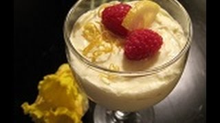 EASY Three Ingredient Lemon Mousse [upl. by Blanc]