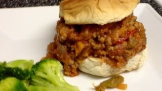 Recipe Easy Homemade Weight Watcher Friendly  Sloppy Joes 2 Points Delicious [upl. by Kozloski]