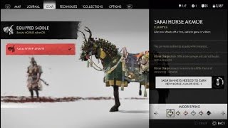 Ghost of Tsushima Sakai horse Armor [upl. by Assirek629]