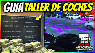 TALLER de COCHES GTA ONLINE GUIA DE DINERO COMO GANAR MILLONES CON el NUEVO TALLER En GTA5 ONLINE [upl. by Alurd]