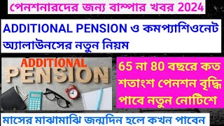 Additional PensionCompassionate Benefits for Central Government Pensioners Aged 80 and Above 2024 [upl. by Lucinda]