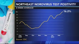 Doctors warn of contagious norovirus spreading in the Philadelphia region [upl. by Nnaeitak194]