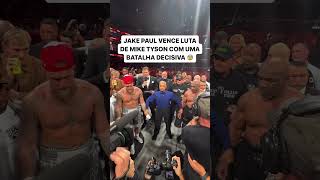 JAKE PAUL VENCE MIKE TYSON boxe miketyson jakepaul mma fight luta netflix fyp viral meme [upl. by Anelec]