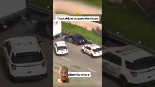 Box Truck Driver Stops Police Chase viral trending youtubeshorts trucks foryou subscribe [upl. by Aneehsar209]