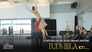 En répétition  Continuum de Jean GrandMaître  Ludmilla100  Les Grands Ballets [upl. by Atneuqal]