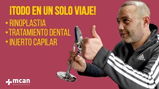 Rinoplastia tratamiento dental e injerto capilar en Turquía  Con MCAN Health [upl. by Aym296]