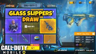 ALL REWARDS SHOWCASE GLASS SLIPPERS DRAW CODM S1 LEAKS 2024 COD MOBILE SEASON 1 [upl. by Teews309]