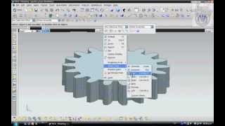 UG NX Engrane Recto Spur Gear Modeling [upl. by Toombs]