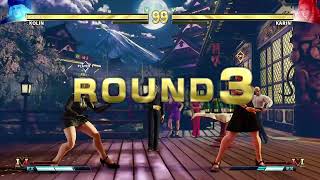 STREET FIGHTER V Kolin vs Karin [upl. by Aurelius636]