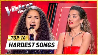 WOW The HARDEST SONGS to sing of 2023 on The Voice [upl. by Akeme]