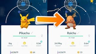 Pokemon GO  HOW TO CATCH SHINY PIKACHURAICHU EASILY [upl. by Etselec]