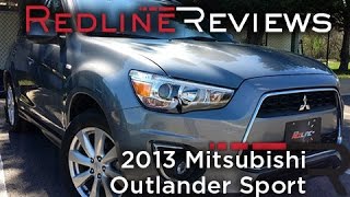 2013 Mitsubishi Outlander Sport – Redline Review [upl. by Yoreel]