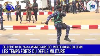 58 ANS DINDÉPENDANCE DU BENIN LES TEMPS FORTS DU DÉFILÉ [upl. by Beesley764]