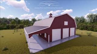 Gambrel Barn  Horizon Structures [upl. by Edivad903]