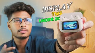 Airpods Pro Display Version Copy Review ANC ENC GAMING অদ্ভুত সব ফিচার [upl. by Aikahc]