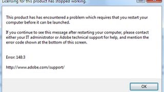 HOW TO FIX THE PHOTOSHOP LISCENSING ERROR 1483 [upl. by Hairom]