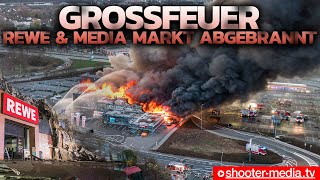 🔥🔥 GROSSFEUER  MEDIA MARKT im EINKAUFSZENTRUM in VOLLBRAND 🔥🔥  Großalarm  Großeinsatz [upl. by Forrester]