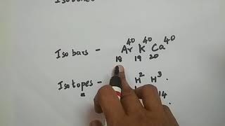 Isotopes Isobars and Isotones [upl. by Auqenahc649]