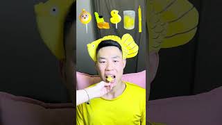 💛🍋🥧🎧ASMR Yellowthemed Mukbang  Perfect for Sleepimmersive asmr asmrsounds [upl. by Ibbie]