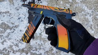 How to make CZ75Auto Tigris from CS GO DIY [upl. by Hourihan478]