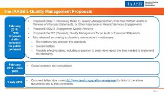 IAASB Quality Management Series Webcast One [upl. by Devine]