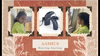 Cochlear Implant Journey of Aashi Hearing Journey cochlearimplantjourney cochlearimplant [upl. by Wisnicki]