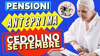 PENSIONI 👉 ANTEPRIMA CEDOLINO SETTEMBRE 🔎 RIMBORSI e TRATTENUTE 💰 ✅ [upl. by Asalocin]