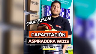 Aspiradora Karcher WD1S 🌊🧹║ Capacitación Completa [upl. by Yenterb]